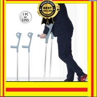 PANDA STORE Height Adjustable Aluminium Elbow Crutch Anti-Slip Walking Stick Elbow Crutches Forearm Und