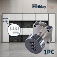 3 Digit Combination Code Lock, Drawer Box Cabinet Lock, Mechanical Camera Lock, Furniture Letter Box