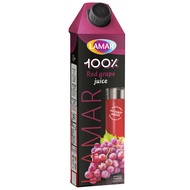 LAMAR 100% Red Grape Juice 1L No Sugar Imported From Egypt No Preservatives