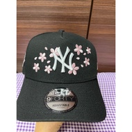 NE 9 Forty A Sakura WS 2000 NYY Black Baseball Cap Adjustable Snapback