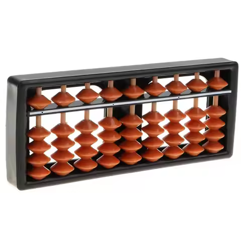 Abacus Chinese Abacus Arithmetic Abacus Wood 9 Digits Calculation Tool