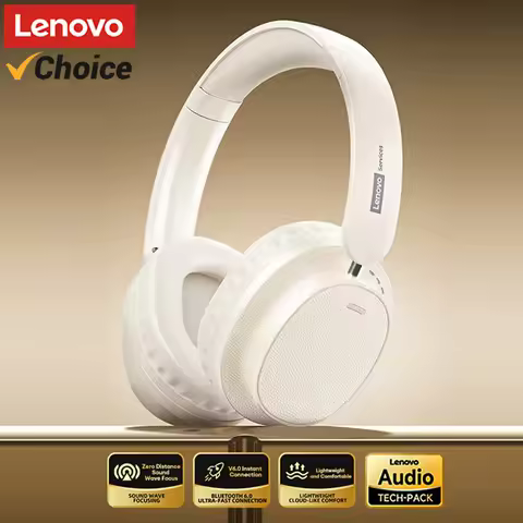 Lenovo LS105 Bluetooth Headset Wireless Gaming Headset High-Quality Sound ENC Noise Cancelling Low L
