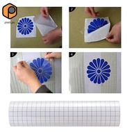 [prettyia] Clear Transfer Paper Tape, X 3.3 FT W/ Alignment Grid Application Tape