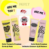 0Fefet Sireh Premium Tumeric Feminine Wash Scrub Stok.