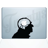 Stiker Laptop Steampunk Apple Brain Macbook Decal