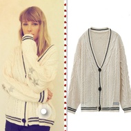 Swift same style folklore Taylor knitted cardigan sweater taylor swift cardigan