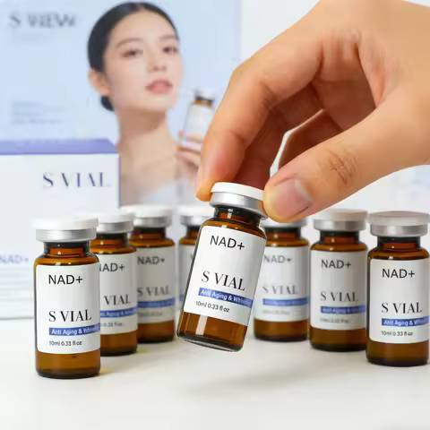 10ml NAD + Hyaluronic Acid Ampoule Skin Booster Lifting Firming Anti-Wrinkle Repair Hydrating Facial