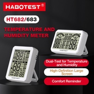 HABOTEST🔥HT682/HT683 Digital Hygrometer Thermometer Temperature Humidity Meter Room Thermometer Moni