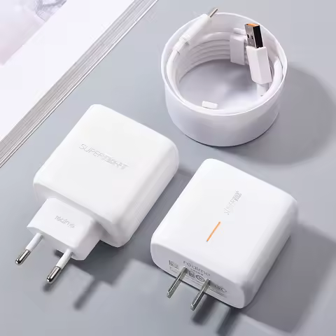 Realme 65W SuperDart Charger Fast Super VOOC Power Adapter USB Type C Cable For Realme 10 11 12 9i X