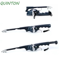 QUINTON Fish Pole Reel Combo, with Fishing Line Foldable Fishing Rod, Mini Spinning Rod Portable 131