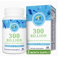 Gifinary Probiotic 300 Billion CFU 24 Strains Probiotic 60 Capsulse