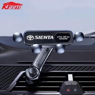 Toyota Sienta Car Air Outlets Mobile Car Phone Holder Car Air Conditioning vents 360 Rotation Gravity Stand Bracketed For Sienta G2 XP170 G3 XP210 2015-2023 GR Sport Accessories