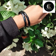 Gelang akar bahar hitam size minimalis kantoran termurah M268