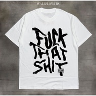 Wallflowers Punk Graffiti T-shirt Hardcore Statement T-shirt/ White Grunge shirt/