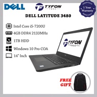 Dell Latitude 3480 i5-7200U 4GB DDR4 RAM 1TB HDD Win 10 Pro Laptop (Refurbished)