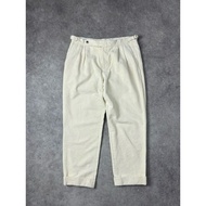 BELIEF corduroy white gurkha pants
