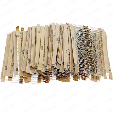 1000 pcs/lot 1/4W 0.25W Carbon Film resistance Assorted kit set 2.2 ohm -2.2M ± 5% Resistor package
