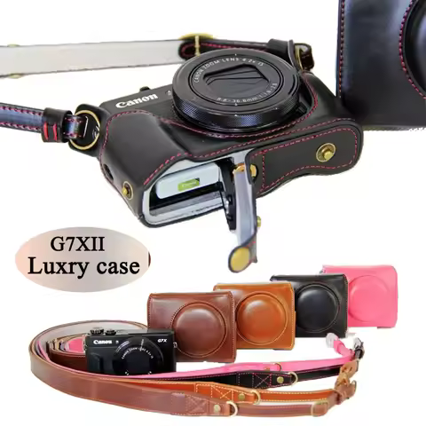 Pu Leather Camera Case Bag For Canon Powershot G7X G7X II G7X2 G7XIII G7X III G7X Mark 3 luxury Came