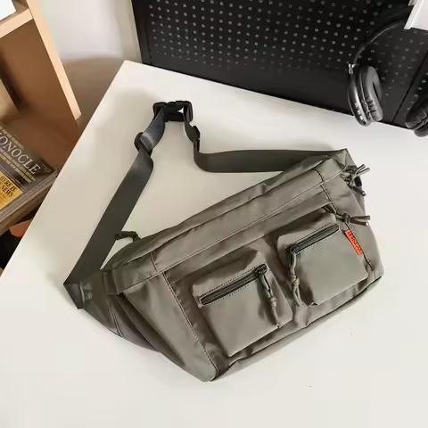 Casual Basic Style Zipper Waist Packs Simplicity 2025 High Quality Crossbody Bags for Women Youth Si
