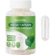Size 000 Empty Capsules - 100 Count Clear Empty Pill Capsules Size 000 with Capsule Filling Kit, Fil