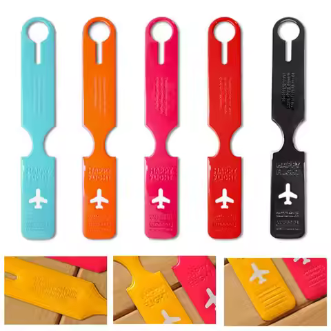 Travel Luggage Tags Cover Suitcase ID Baggage Tag Holder Letter Baggage Boarding Tags Portable Label