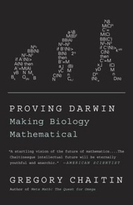Proving Darwin by Gregory Chaitin (US edition, paperback)