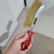 Brass Steel Wire Brush / Brass Curly Golok Brush