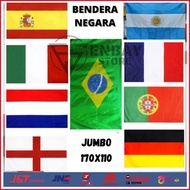 JUMBO SIZE WORLD CUP FLAG - world cup uniform flag