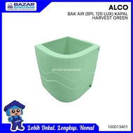 BAK AIR MANDI SUDUT ALCO LUXURY FIBER GLASS 120 LTR 120L HARVEST GREEN