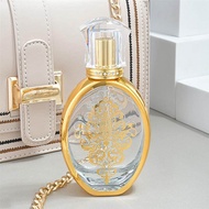 travel size perfume perfume refillable bottle 50ML Perfume Bottle Electroplating UV Engraving Perfum