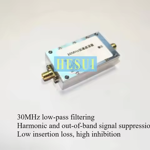 30MHz RF IF LPF Filter module 30MHz module Low pass filter Harmonic filter for squarewave TurnInto s