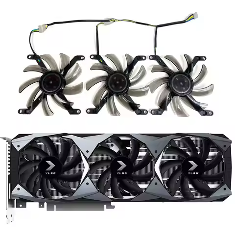 NEW 88MM 4PIN PNY RTX 2080TI XLR8 Gaming GPU Fan，For PNY RTX 2070Super、2080、2080Super、2080TI XLR8 Ga