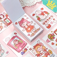 Girl Booklet Sticker (50 PIECES PER PACK) Goodie Bag Gifts Christmas Teachers' Day Children's Day