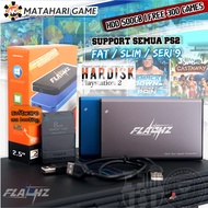 【 FLASHZ 】HARDISK EXTERNAL PS2 500GB | FREE 300 GAME + SOFTWARE MCBOOTING / FAT / SLIM / SERI 9 Cepat &amp; Stabil
