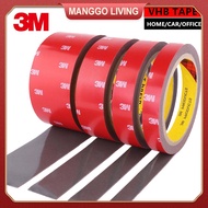 3M Double Sided Tape Heavy Duty Super Sticky Mounting Tape Waterproof Foam Tape for Car Home Office