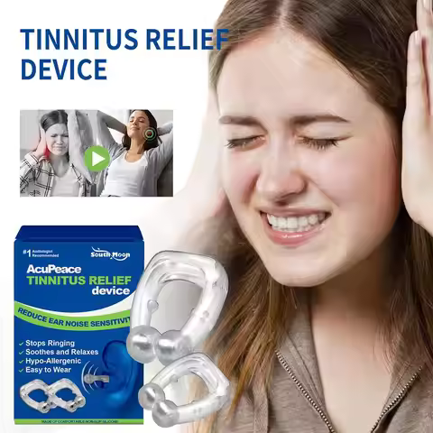 Tinnitus Relief Clip Portable Treatment Ringing Earache Pressure Earw Magnetic Hearing Relief Ear Cl