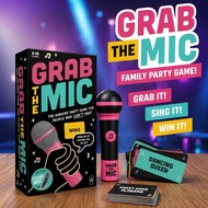Karaoke Party Board Game Grab The Mic Lyric Card Game Family Fun Mainan 2 To 10 Player