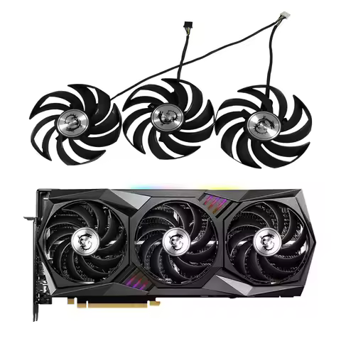 PLD09210S12HH,PLD09210B12HH,Video VGA Cooler Fan,For MSI RTX 3070 3080 3090 Ti GAMING X TRIO SUPRIM-