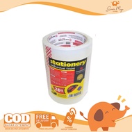 Nachi 24mm x 72 Yard Stationery Insulation Clear Duct Tape Adhesive Paper Sold Per Roll