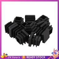 【HOT SALE】 12 Pcs 15mm x 15mm Plastic Square Caps Tube Pipe Inserts End Blanking
