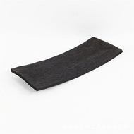 Manufacturer Sales Foreign Trade Domestic Sales Handmade Carbonized Black Silent Style Wooden Tray C