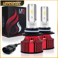 2Pcs LED Headlights FD6 Silver-red Color 9006/HB4 9005/HB3 H11/H9/H8 H1 H4/9003 H7 Auto Replacement 