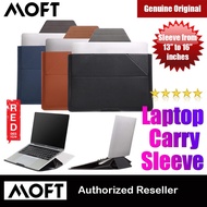 MOFT Carry Sleeve Standable Design PU Leather Laptop Sleeve for Laptop Notebook Air Pro 2020-2022