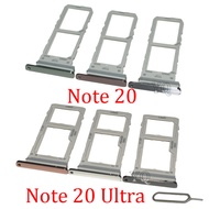 Phone Sim Tray Slot Holder For Samsung Galaxy Note 20 Ultra Original New SIM Chip SD Card Adapter Drawer For Samsung Note 20