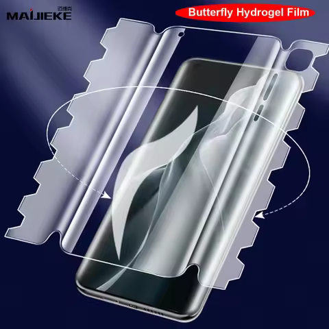 2in1 Hydrogel Film for Huawei Mate 60 50 Pro Mate 40 Pro P50 P60 Pro+Honor 200 100 X9b X9a Magic 6 L