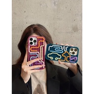 iPhone Case cute Puzzle Point Twist Soft Silicone cover 12pro 13pro max 14pro max 15 12Pro Max 15pro