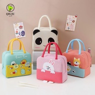 QIUJU Cartoon Lunch Bag, Thermal Bag Lunch Box Accessories Insulated Lunch Box Bags, Cute Portable Insulated Thermal Tote Food Small Cooler Bag