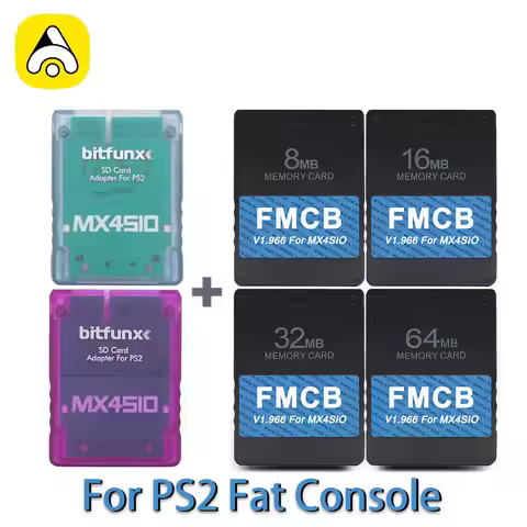 OPL 1.2.0 V1.966 FMCB For MX4SIO SIO2SD TF/SD Card Adapter For PS2 Fat Game Console