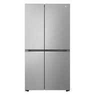 LG 647L Side by Side Refrigerator with Smart Inverter Compressor (Prime Silver) (GS-B6473PY)