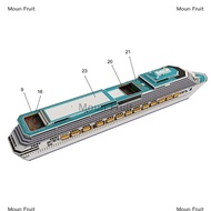 Moun Cruise Ship Paper Model Cruise Ship 3D Paper Model DIY Puzzle Manual Papercrafts Toy